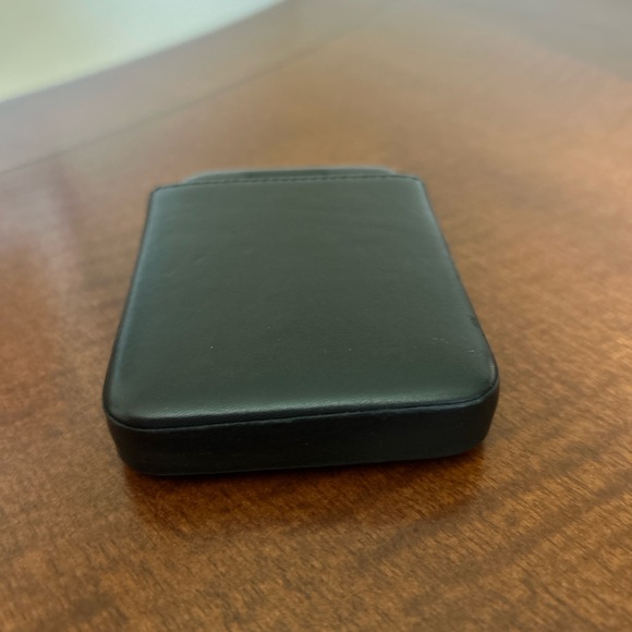 Coach Business Card Case Structured 4568, Black Leather. Vintage - Picture 11 of 15